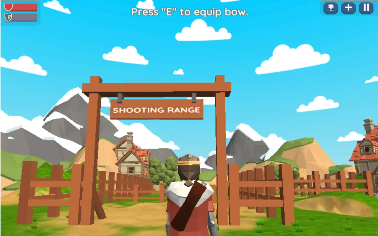 Archer Master 3D level with multiple target obstacles