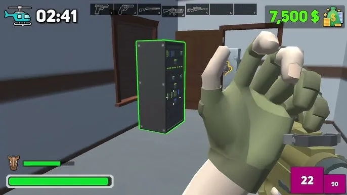 Bank Robbery 3 gameplay scene with core mechanics in action