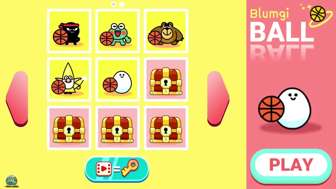 Blumgi Ball advanced level with chained movement and dunk setup