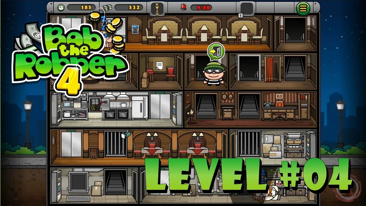 Bob the Robber 4 heist moment with lockpick and treasure objective