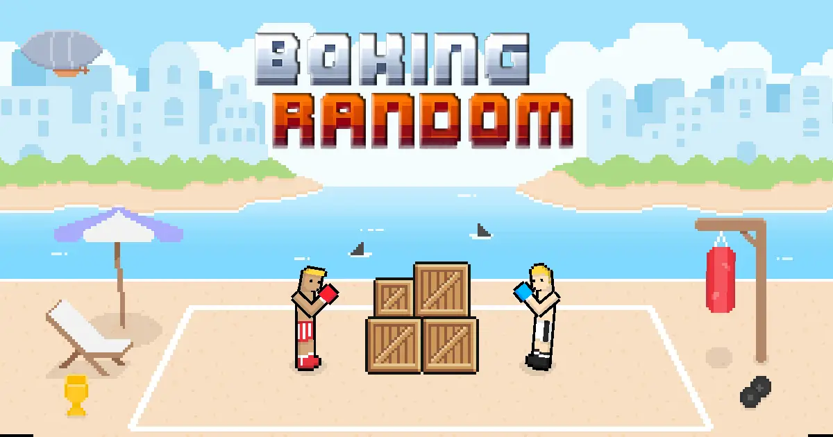 Boxing Random ragdoll fighters trading punches on a dynamic stage