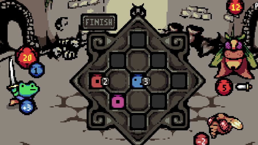 Die in the Dungeon dungeon floor progression and boss encounter