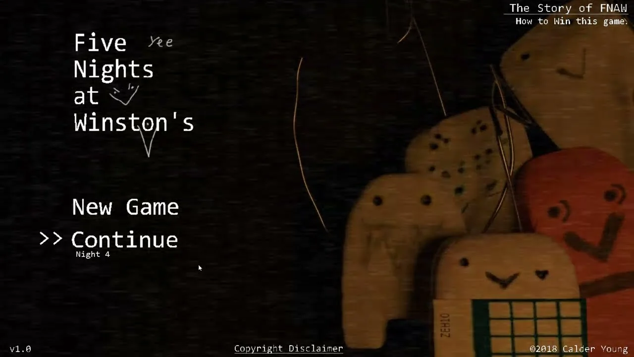 Five Nights at Winston's camera surveillance and animatronic wolf tracking