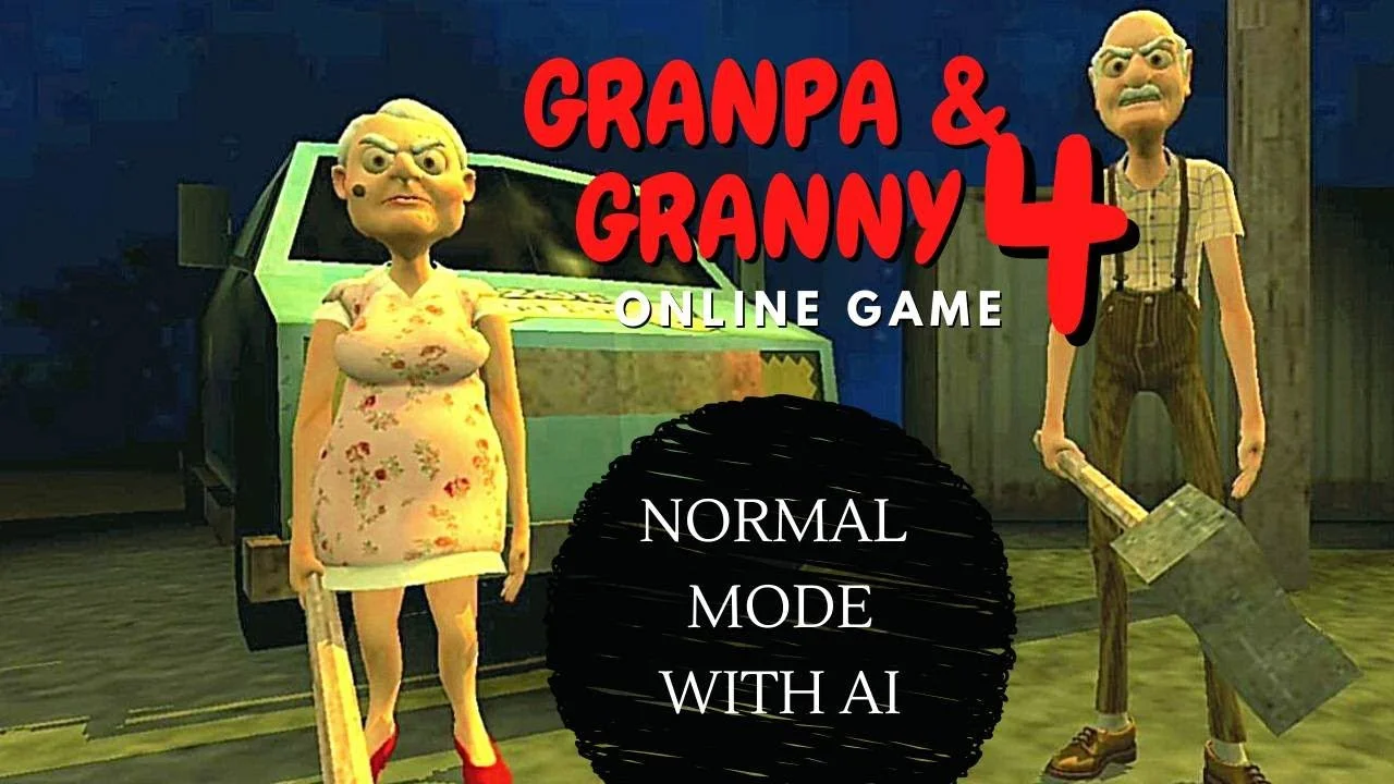 Granny and Grandpa 4 Online escape puzzle and dual-hunter pressure
