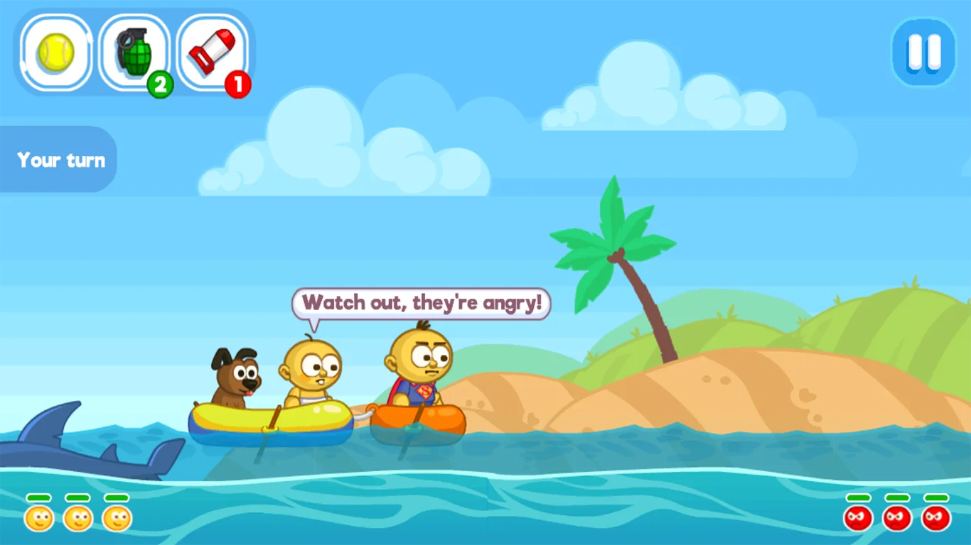 Raft Wars upgraded mission with stronger enemy lineup