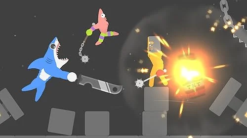 Ragdoll Hit close-range duel with weapon timing