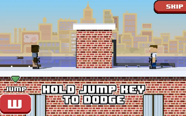 Rooftop Snipers 2 sniper opposing across urban rooftop with wind indicator