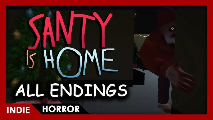 Santy Is Home first-person house exploration and survival gameplay
