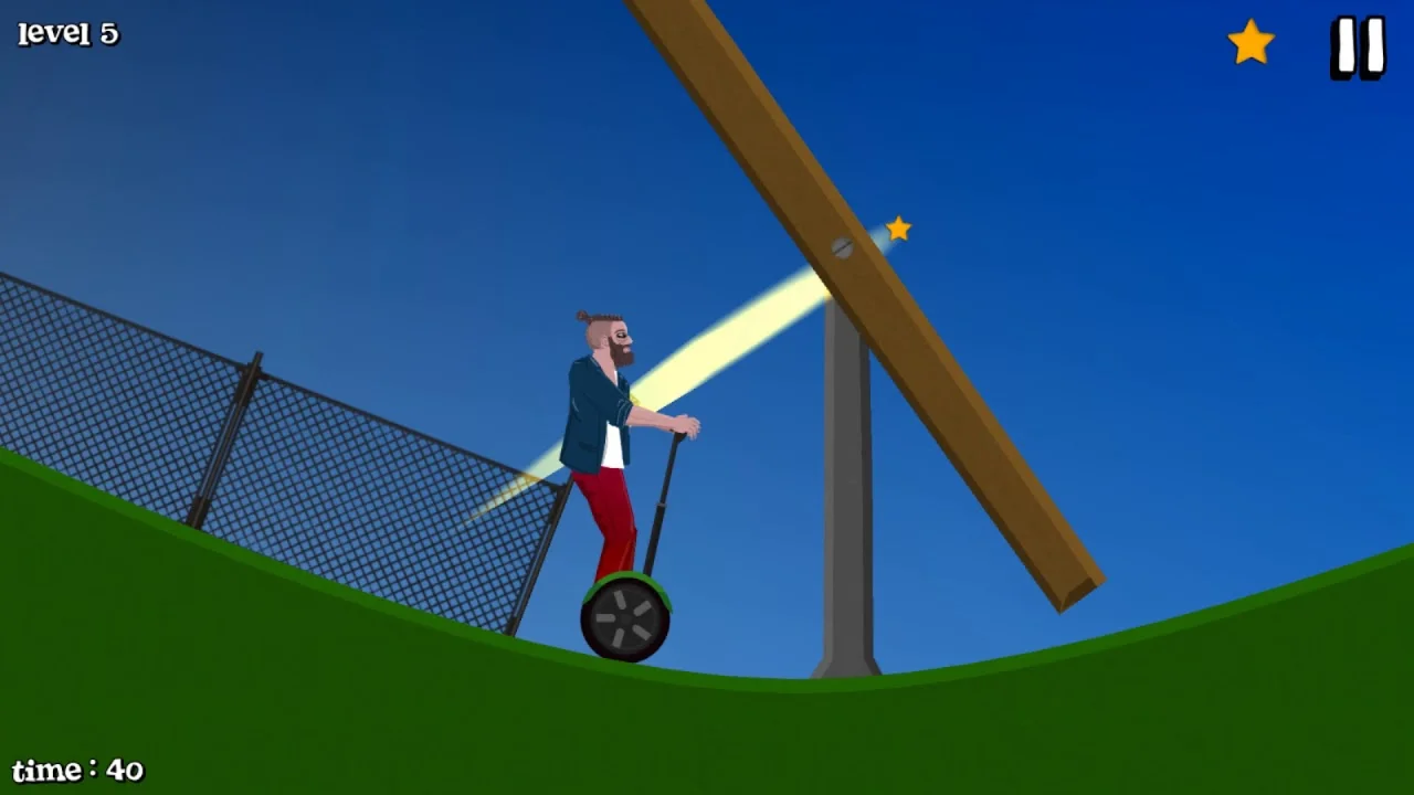 Short Ride bike level with saw traps and hazards