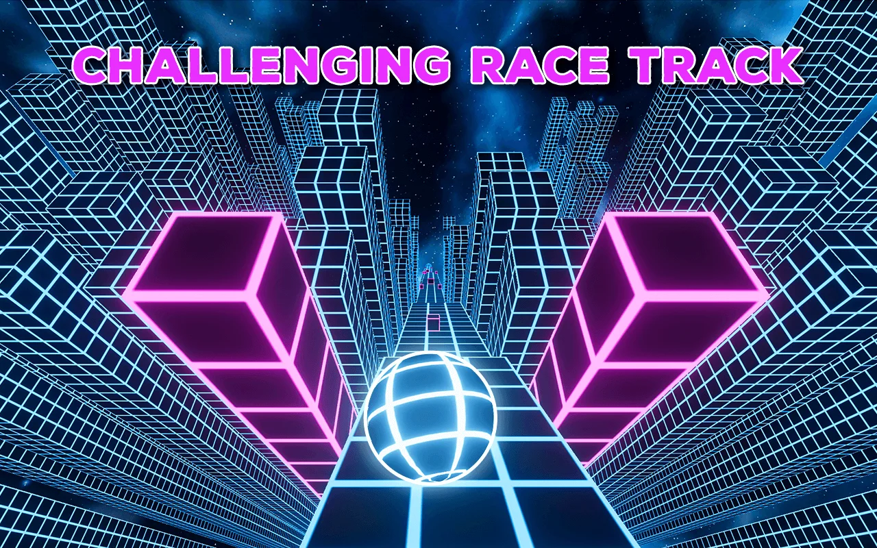 Slope 3 high-speed section with dangerous turns and red barriers