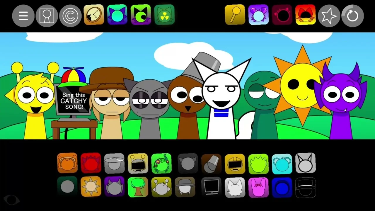 Sprunki Incredibox gameplay showcasing character-based music mixing