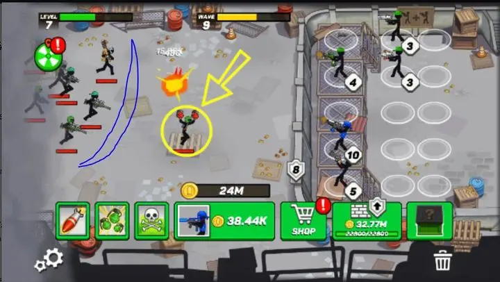 Stick Defenders advanced moment showing timing and positioning decisions