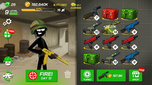 Stick Merge gameplay scene with core mechanics in action