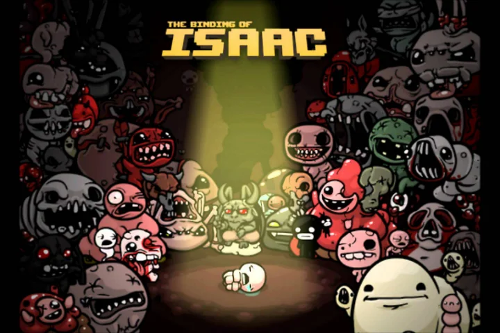 The Binding of Isaac roguelike dungeon combat and item build gameplay
