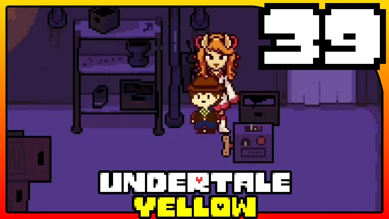 Undertale Yellow underground exploration and character meet-ups